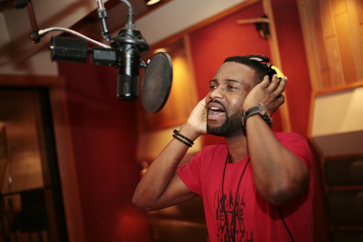 Fally Ipupa en studio © Murb.biz