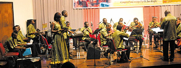 Orchestra of the MUSON School. Lagos. Image: Musical Society of Nigeria