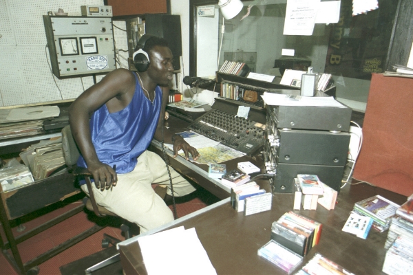 Inside the Radio Syd studio, circa 2000. Photo: Henryk Kotowski/commons.wikimedia.org