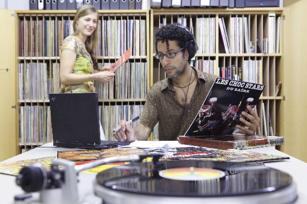 Inside the African Music Archives (AMA) in Germany. Photo: Thomas Hartmann / www.uni-mainz.de