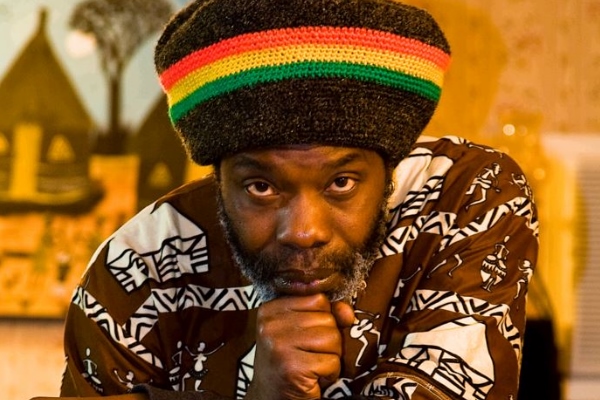 Zambian reggae man Larry Maluma.