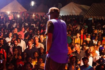Artiste ougandais Ruyonga au Bayimba. Photo: Daniel Ecwalu/Bayimba