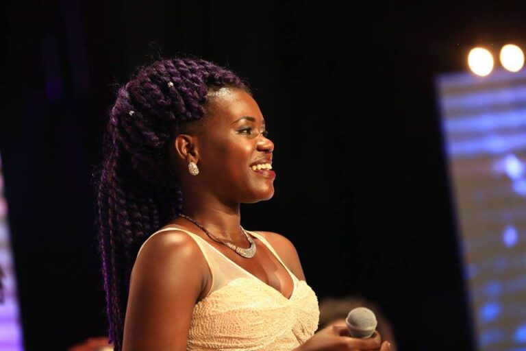 Chandrica, candidate du Gabon à la finale d'Airtel Trace Music Star. Photo: Facebook