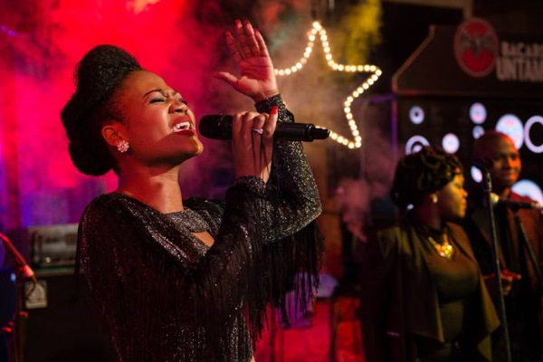 Swazi singer Nomsa performing at Bushfire festival. Photo: MTN Bushfire / Facebook