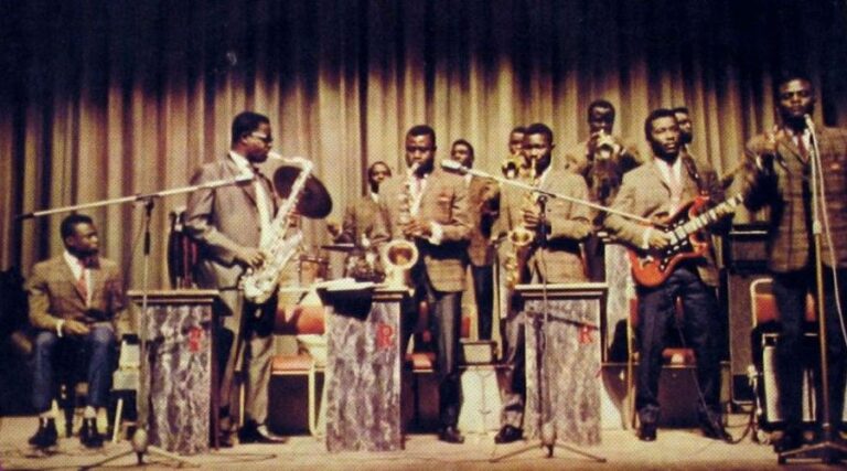 Ramblers highlife ghana 1968 album cover. Photo doublej.net.au