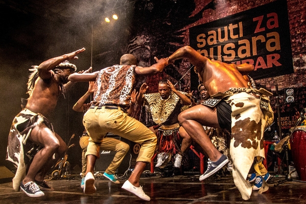 SA's Ihashi Elimhlophe at a previous Sauti za Busara festival. Photo: Peter Bennett