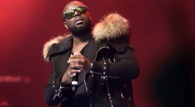 Maître Gims lors d'un concert à Paris (octobre 2015). Photo: Sadaka Edmond/Sipa.