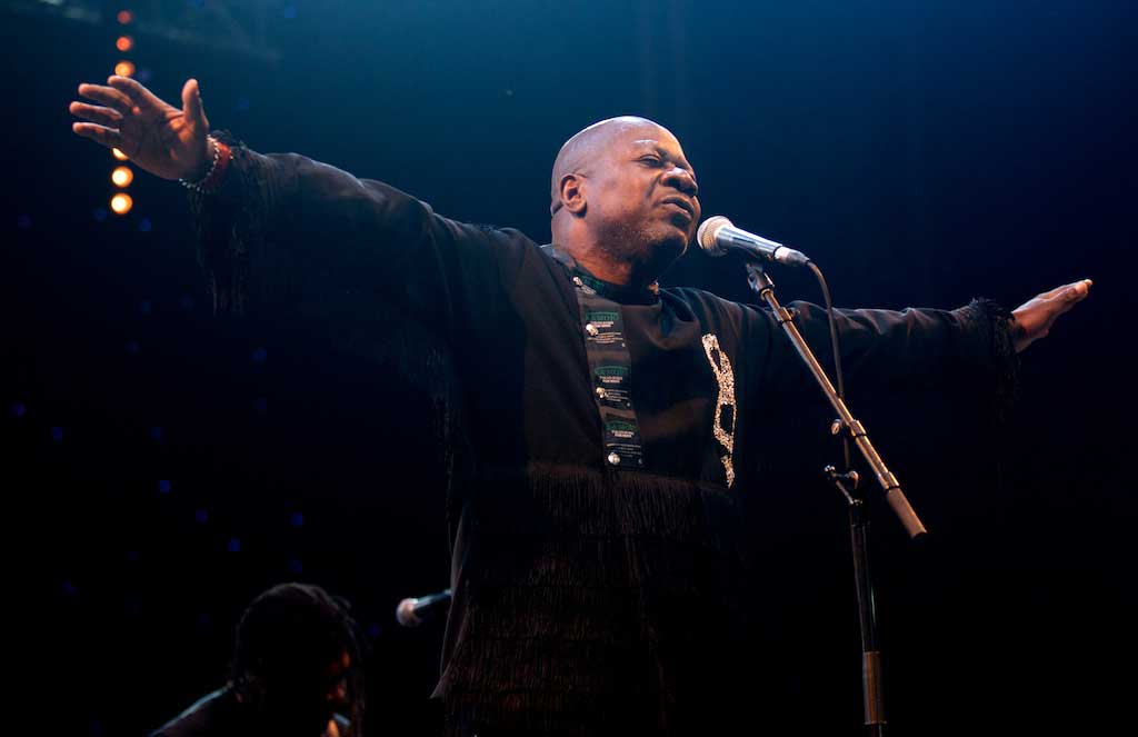 Papa Wemba pendant un concert. Photo: DR