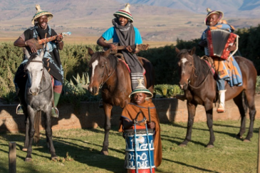 Musiciens traditionnels du Lesotho