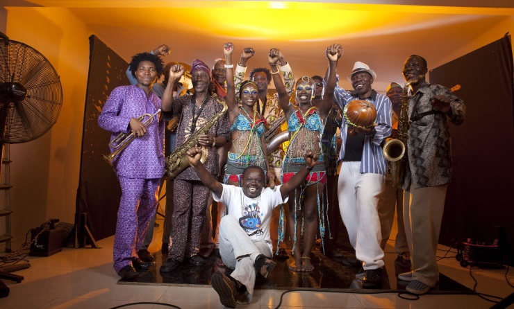Fela Kuti's Egypt 80 band, now led by his son Seun Kuti