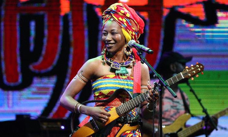 La chanteuse malienne Fatoumata Diawara