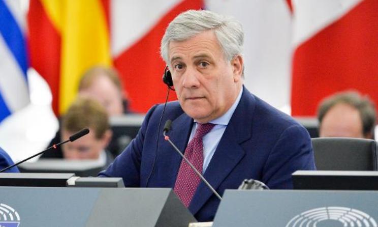 Antonio Tajani, président du parlement européen