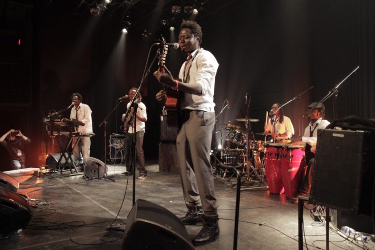 (Photo) : un jeune musicien Tchadien
