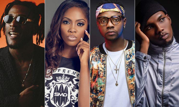 (Photo) : Burna Boy, Tiwa Savage, Kiss Daniel et Victor AD.