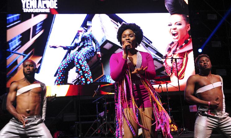 La chanteuse Yemi Alade sur la scène du Midem 2018 (Photo) : midem.com
