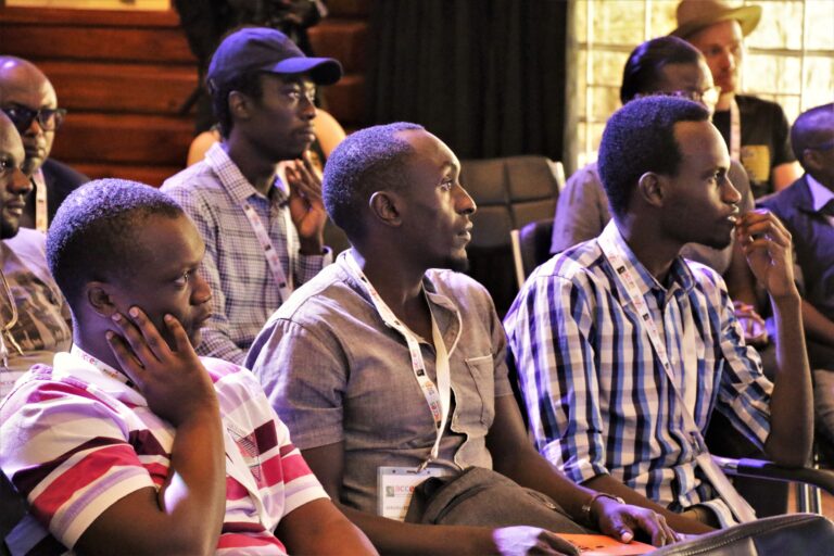 Workshop participants during the 2018 Music In Africa Conference for Collaborations, Exchange and Showcases (ACCES) in Nairobi, Kenya. Photo: Music In Africa