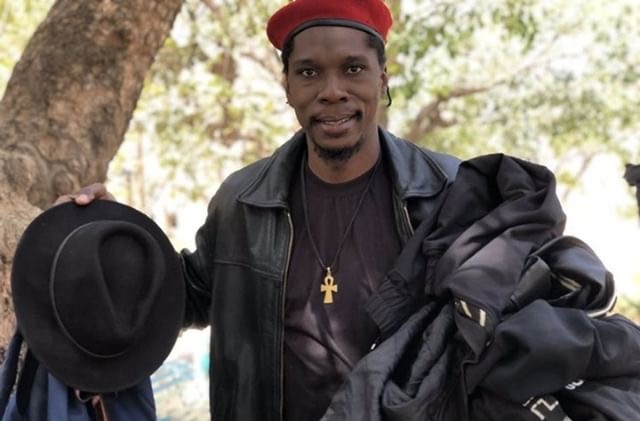 Kemit pendant le tournage de « J'ai appris à marcher ».