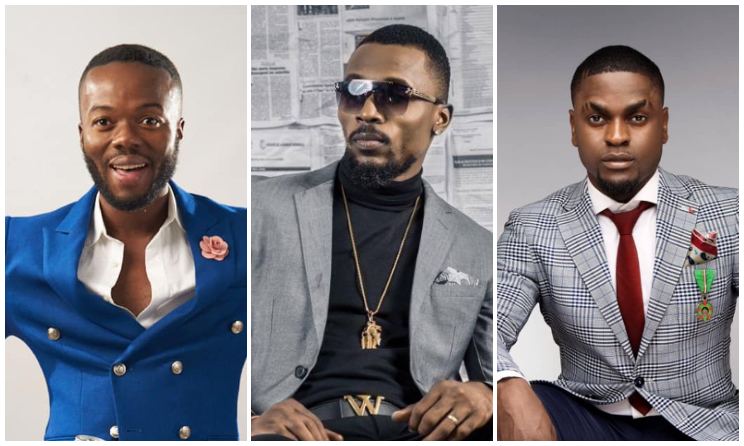 Les artistes Kerozen, Serge Beynaud et Bebi Philip.