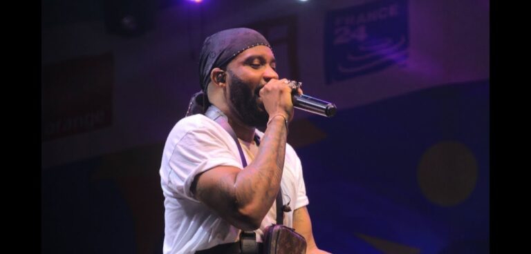 Fally Ipupa au Festival Amani à Goma (RDC), février 2019 (Photo) : YouTube.