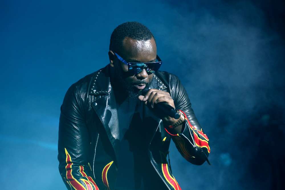 Gims pendant un concert en France (Photo) : La Rép des Pyrénées.