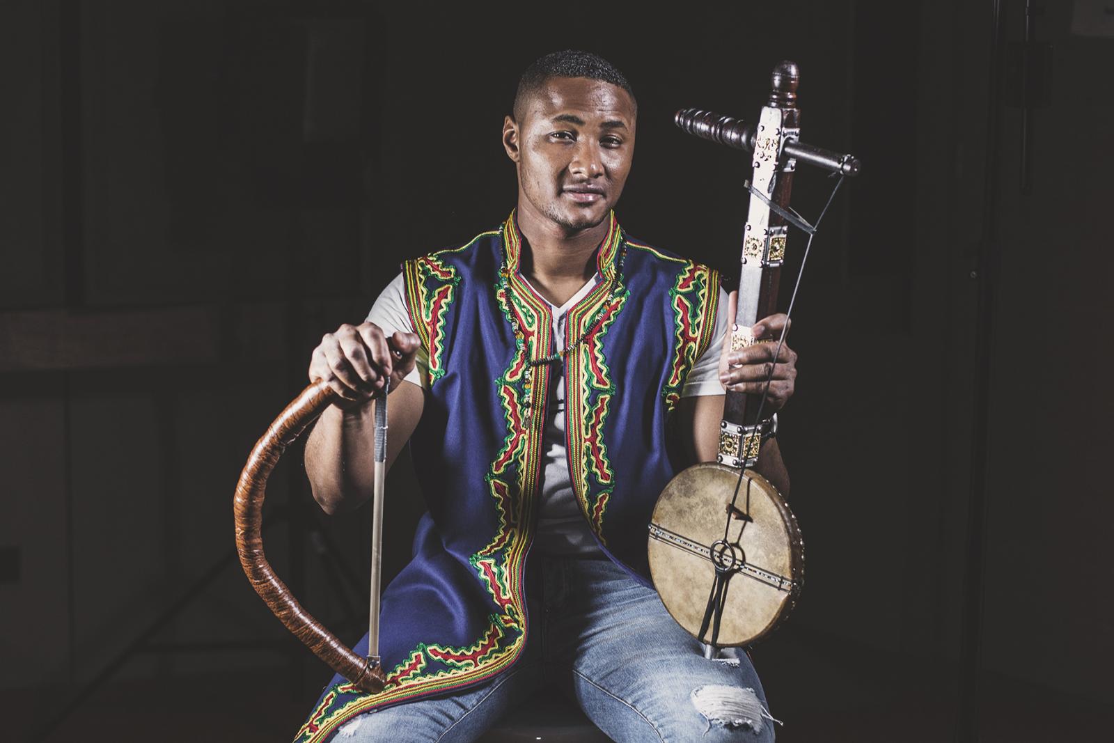 Aziz Ozouss, lauréat Hiba Rec World Music session 2018 (Photo) : Fondation Hiba.