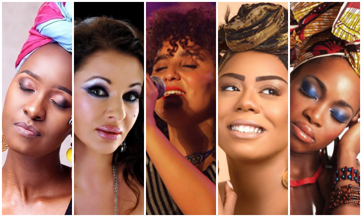 Lúcia de Carvalho, Natascha Atlas, Soukaina Fashi, Jaylann et Isabel Novella.