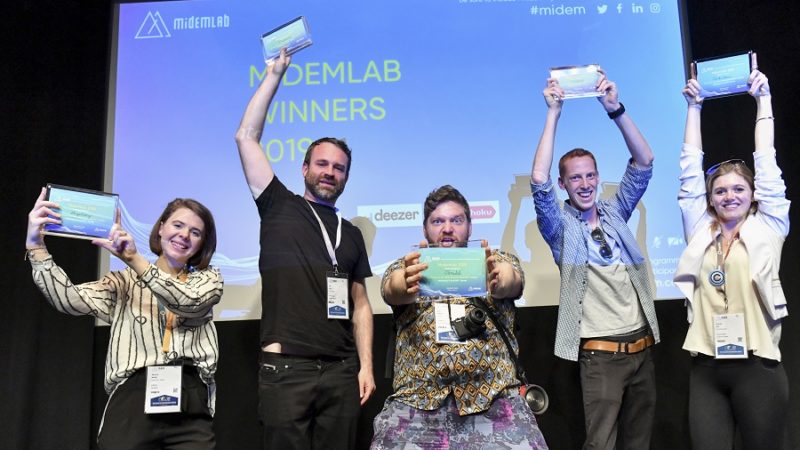 Les lauréats du Midemlab édition 2019.