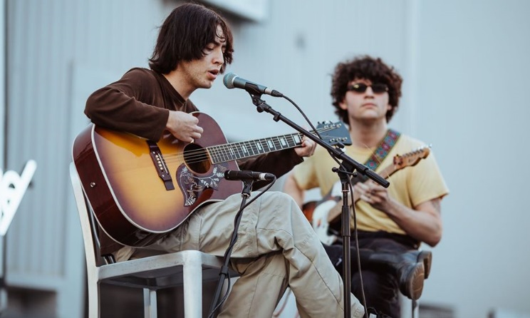 Artists performing at the Alserkal Avenue arts and culture district in Dubai. Photo: Facebook