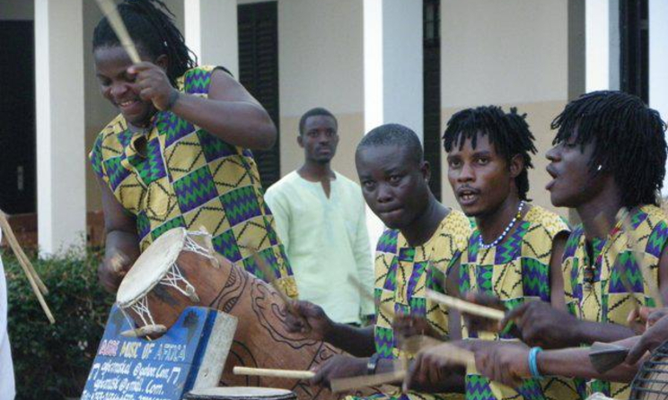 Agbe traditional music band from Accra