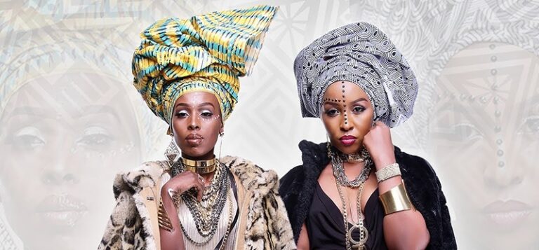 Le duo musical rwandais Charly na Nina.