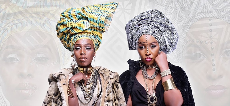 Le duo musical rwandais Charly na Nina.