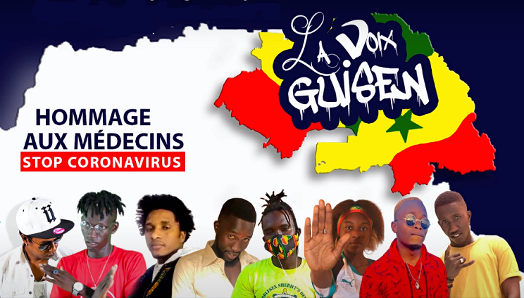 Visuel du single « Hommage aux médecins ».