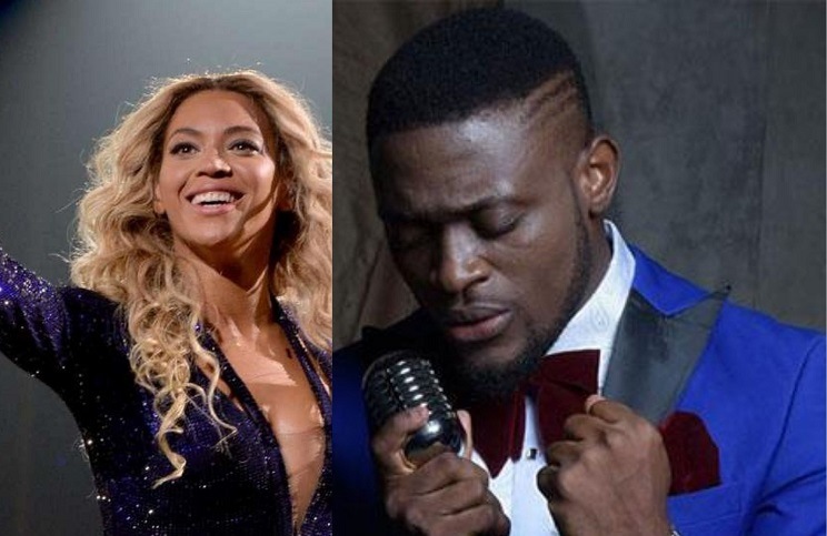 Beyoncé et Salatiel. (Photomontage).