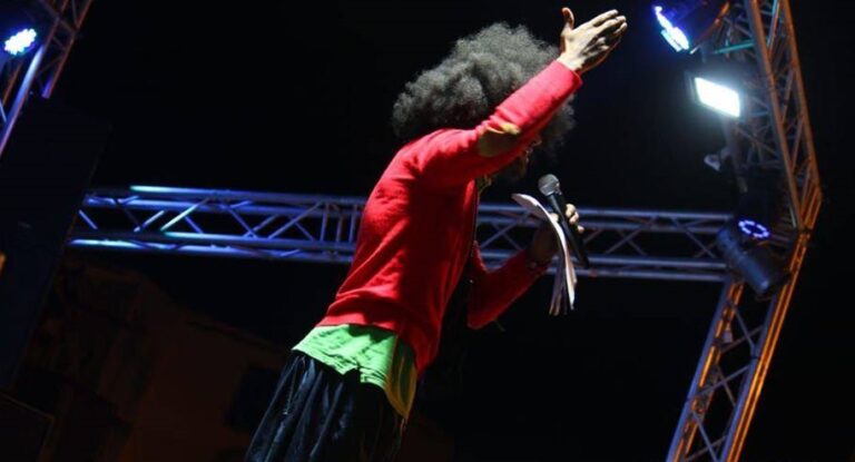 Un artiste sur la scène du Morocco Hip Hop Festival (Photo) : Facebook Officiel.
