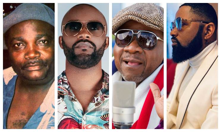 Franco Luambo, Fally Ipupa, Papa Wemba et Ferre Gola.