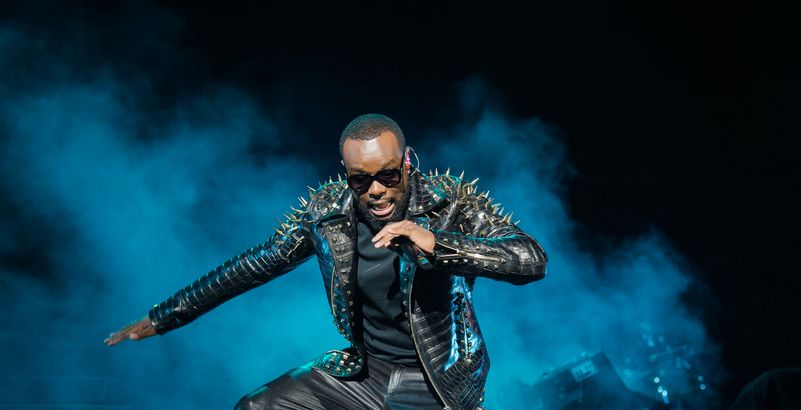 Gims lors de son concert au Stade de France en septembre 2019. (Source photo) : mouv.fr