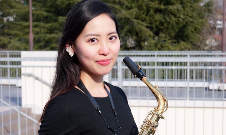Japanese saxophonist Miho Hakamada. Photo: Facebook