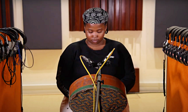 A still from the ‘Capturing the Sound of African Instruments for Recording and Broadcast’ series.