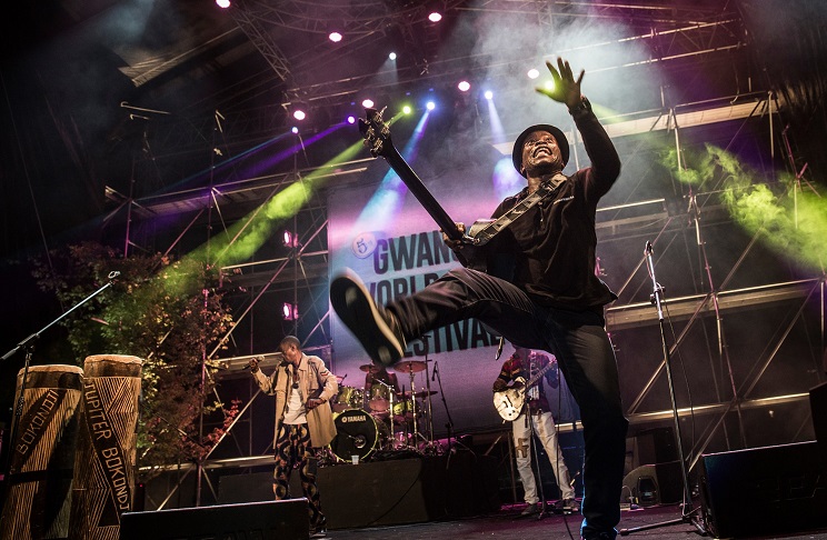 Le groupe congolais Jupiter & Okwess lors d'un concert. (Photo) : Facebook/Jupiter & Okwess.