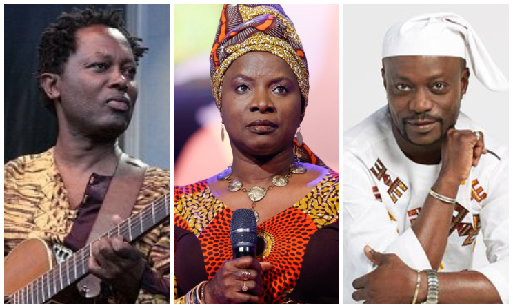 Lokua Kanza, Angélique Kidjo et Meiway.