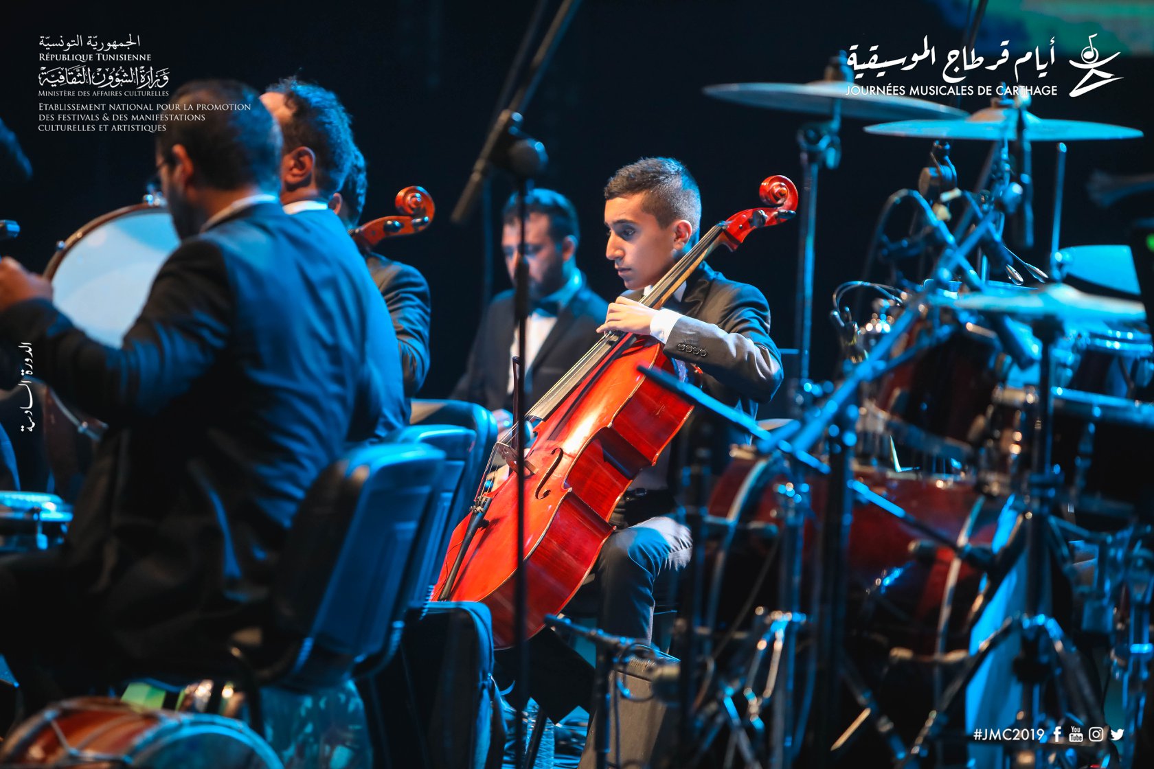L’orchestre symphonique de Tunis lors de l’édition 2019 (Photo) : Crédit JMC