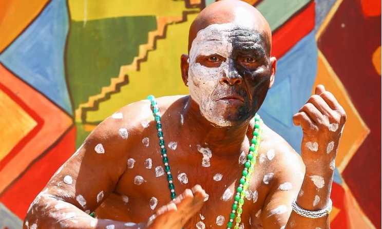 The late legendary percussionist Mabi Thobejane pictured in 2018.