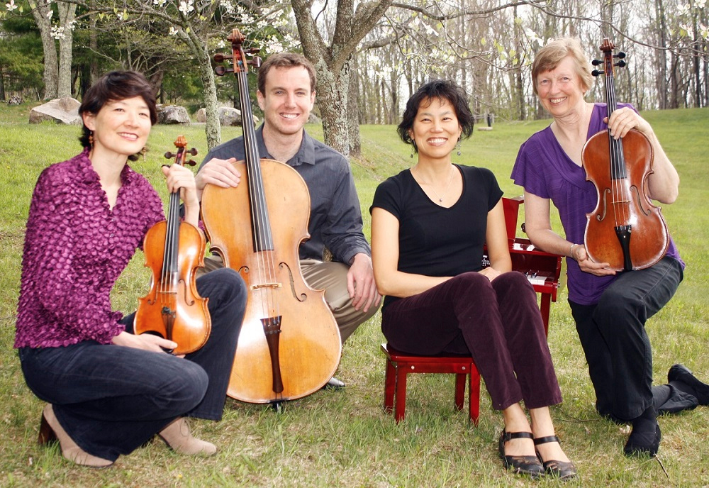 The winner will get the opportunity to work closely with the Garth Newel Piano Quartet (pictured).