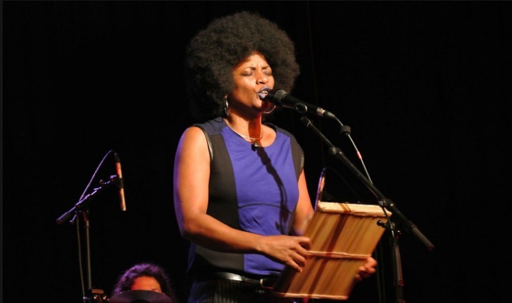 La chanteuse originaire de la Réunion, Christine Salem. (Photo) : Jean Luc Martin.