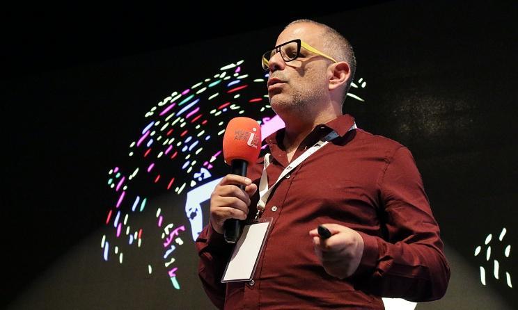 Yoel Kenan, PDG d'Africori, lors de la conférence ACCES à Nairobi, au Kenya, en 2018
