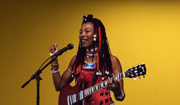 La chanteuse malienne Fatoumata Diawara.