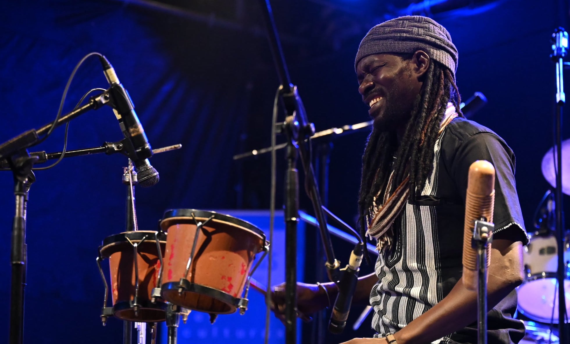 (Photo) : le batteur du groupe Jamm.
