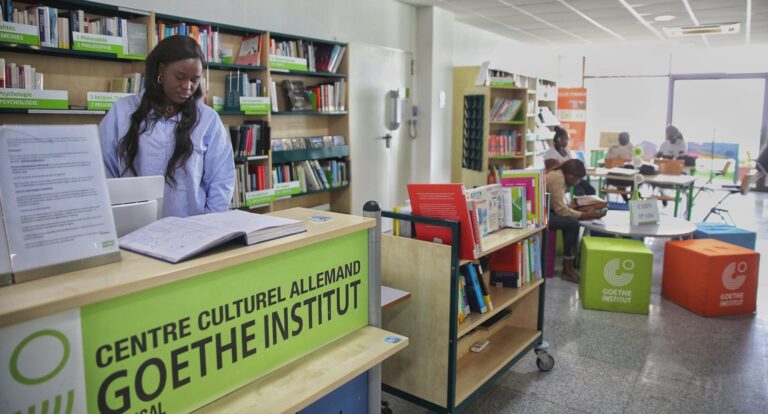 (Photo) : la bibliothèque du Goethe-Institut Sénégal.