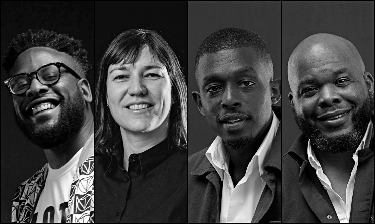 Munya Chanetsa, Wendy Verwey Bekker, Mamby Diomandé et Pit Baccardi.