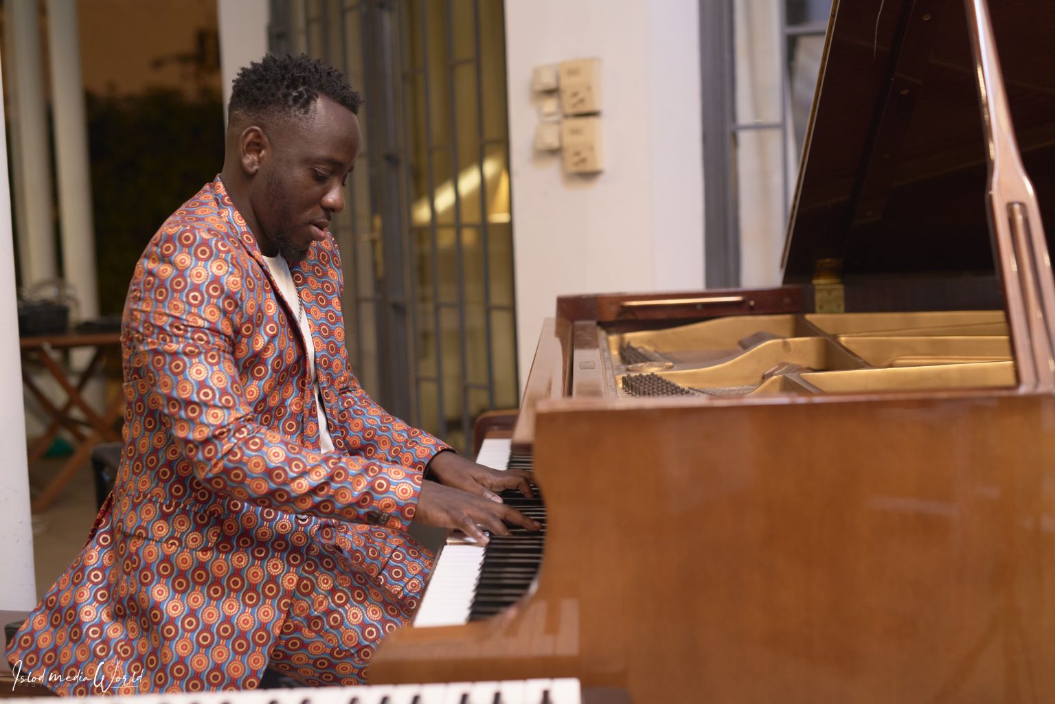 (Photo :)Tyson Meya, Pianiste et producteur congolais